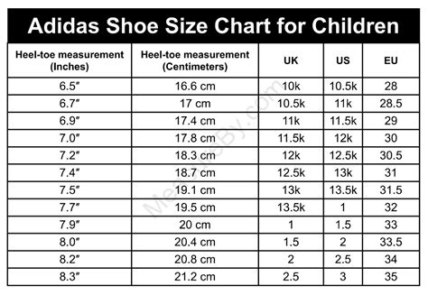 hoogste kindermaat adidas|adidas kids size chart.